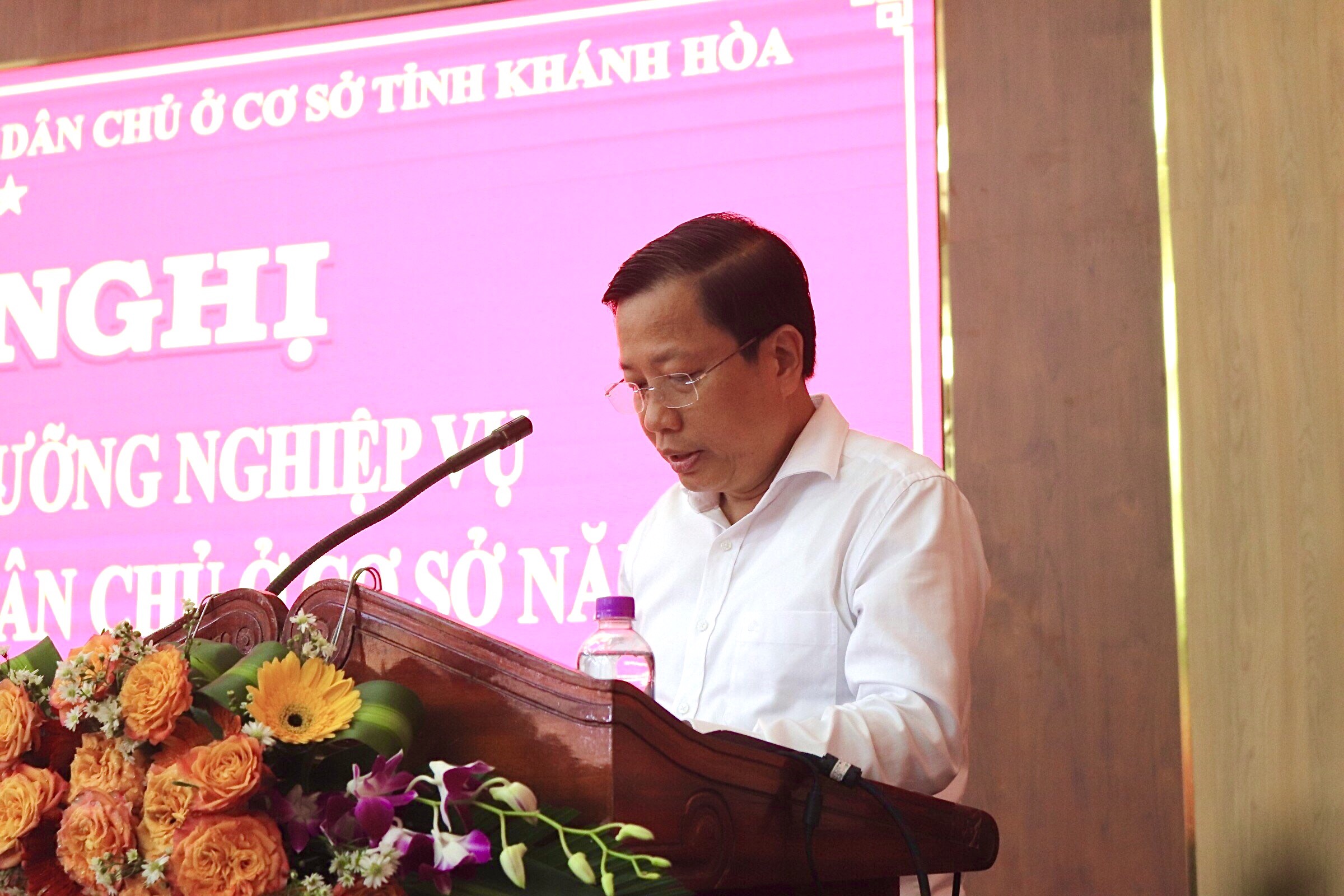 HỘI NGHỊ TẬP HUẤN, BỒI DƯỠNG NGHIỆP VỤ  THỰC HIỆN QUY CHẾ DÂN CHỦ Ở CƠ SỞ TRÊN ĐỊA BÀN TỈNH
